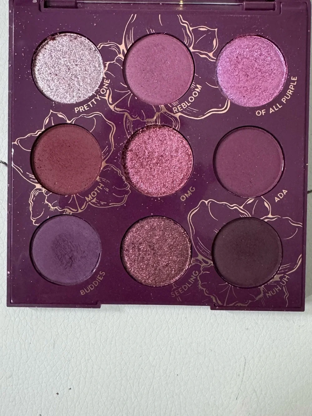 ColourPop Orchid You Not Palette - Deep Plum & Rose Gold Accents